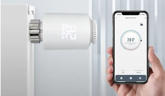 Tête thermostatique connectée sur radiateur